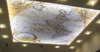 Натяжной потолок с фотопечатью Красноуфимск, цена от 6230 руб.